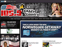 Tablet Screenshot of krazfm.com